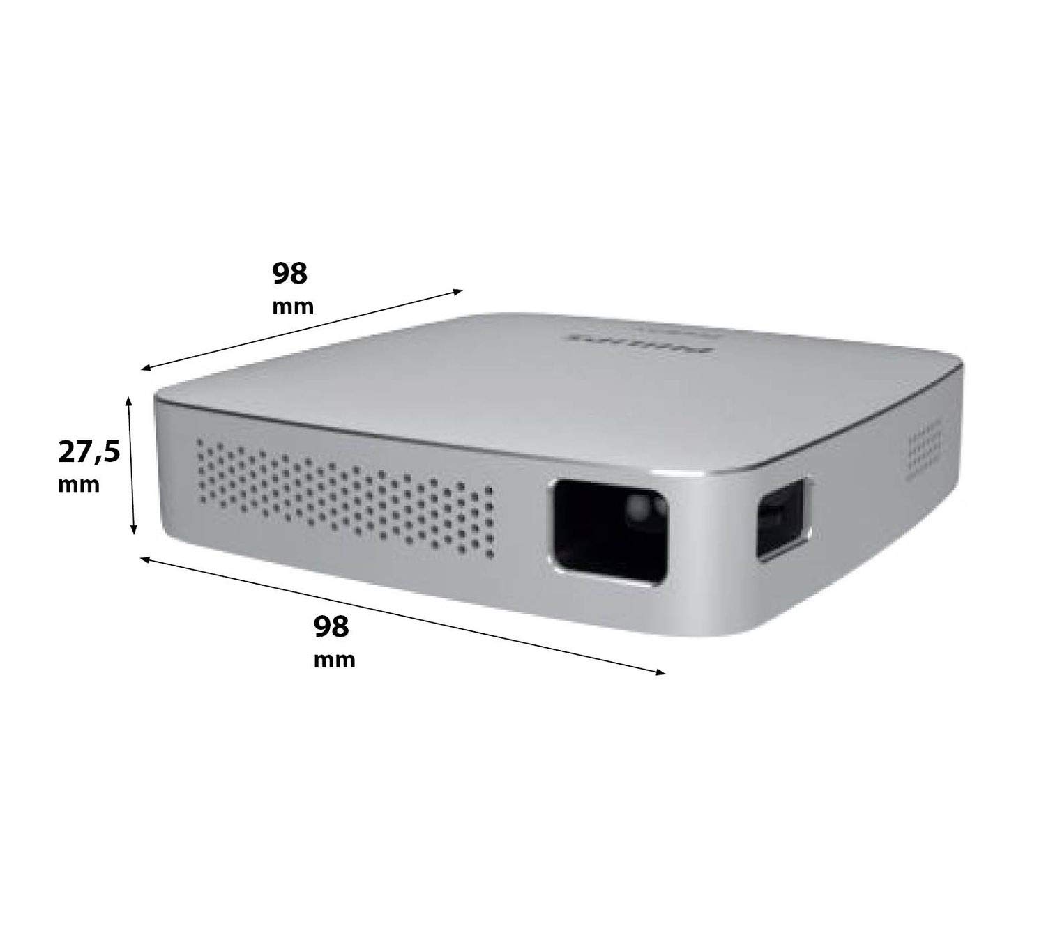 Philips PPX5110 PicoPix taşınabilir video projektör, 100 Lümen